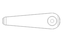 CLAMPING LEVER 30G GR1 M 6X60