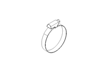 Hose clamp D=70-90 B=12