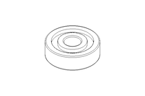 Deep groove ball bearing S625 2RS 5x16x5