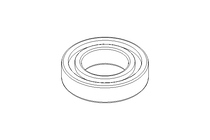 Deep groove ball bearing 6006 2RS 30x55