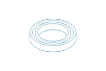 Rolamento de esferas 6017 aber. 85x130