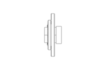 Flange bearing RME FA125.8 40x145x56.3