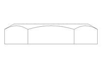 Pipe nut B G7/8-9 UNC A2 DIN431