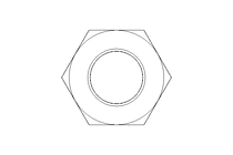 Hexagon nut M10x1 A2 DIN439