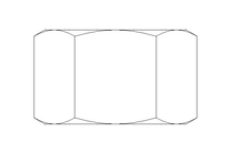 Tuerca hexagonal M12x1 A2 DIN934