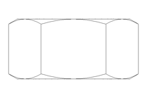 Écrou hexagonal M20x1,5 St-Zn DIN934