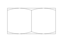 Dado esagonale M20x1,5 St-Zn DIN934