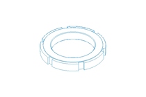 Tuerca ranurada M80x2 ST DIN1804