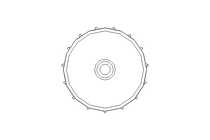 RODILLO  D=80X3/2KR    EL=1490