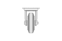 Rueda giratoria 100x30 70kg