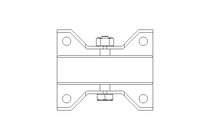 Heavy duty castor 100x30 70kg