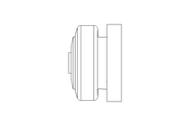 Combined bearing with plate