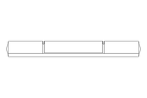 Hinge 27x40 A2 DIN 7945