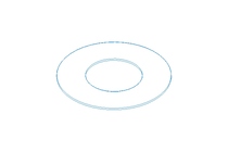调节垫圈 6x12x0,2 1.4301 DIN988