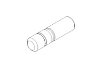 Cavilha roscada nas pontas M16x45 DIN938