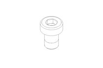 Zyl-Schraube M8x12 A2 70 DIN7984