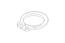 Tear-off ring 10x1 St DIN471