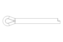 Pasador de aleta ISO 1234 5x40 St