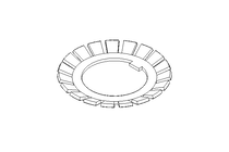 Frein d'écrou MB5 25x42 St DIN5406