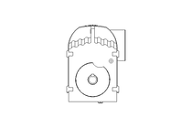 Flachgetriebemotor 0,25kW 41 1/min