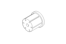 Gewindezapfen M10 D42,4 antistatisch