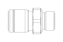 Conexao roscada G1/8 D=6 (inox)