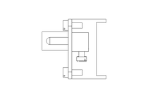 Hinged frame 24B for 6 modules