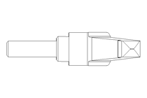 Klemmhebel M10x32 1.4305