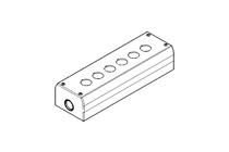 Gehäuse 6-fach 252x80x56 PC