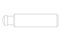 Gewindestift M8 H=35