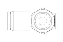 Conexao roscada QSRL-G1/4-8-K-SA