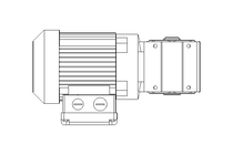 Motorreductor ortogonal 0,25kW 79 1/min