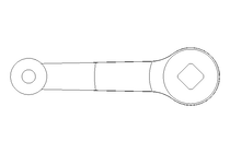 Manivelle R= 80  V=10