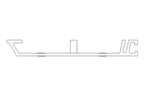 Sectional rail S7-300 L320