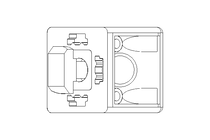 Conector 45° 30x30 para perfil