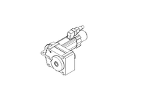 Flachgetriebemotor 9,5 Nm