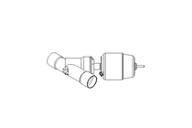 PNEUMATIC STRAIGHT-WAY VALVE