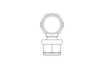 Conector redondo M12x1 4 polos