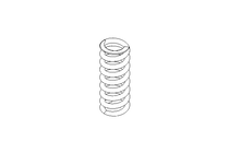 Pressure spring D1=15.5 D2=10.7 L=40