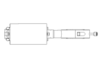 Leckage Scheibenventil mit Antrieb DN80