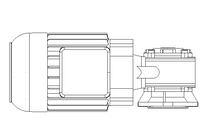 Motor engrenagem sem fim 0,55kW 140