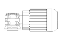 螺杆齿轮速电机 0,55kW 104 1/min