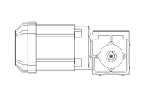 Winkelgetriebemotor 0,37kW 210 1/min