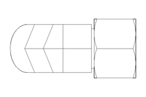 Threaded elbow connector L 15 M22x1,5 St