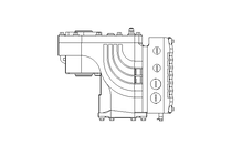 Flat gear servo motor 149 Nm