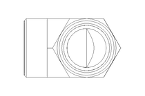 Raccordo a gomito L 28/28 St ISO8434