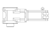 Motorredutor de engrenagem conica 9,4Nm