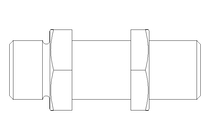 隔板螺栓紧固装置 L 10/10 Niro DIN2353