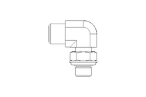 Winkelverschraubung L 6 G1/8" St-Zn