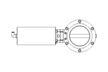 Válvula borboleta B DN100 WVW NC E EX